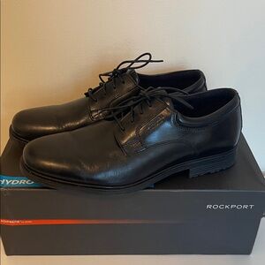 Rockport Men's Classic Black Oxfords 11.5M